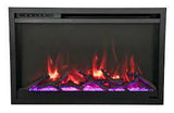 Amantii Traditional Extra slim 30 Inch Modern Smart Electric Fireplace