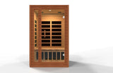 Golden Designs Ultra Low EMF 2-Person Dynamic "Avila Elite" FAR Infrared Sauna with Hemlock Wood | Model: DYN-6103-01 Elite