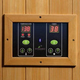 Golden Designs Ultra Low EMF 1-Person Dynamic "Gracia" Infrared Sauna with Hemlock Wood | Model: DYN-6119-01 Elite