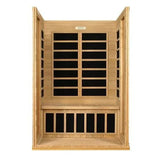 Golden Design Low EMF 2-Person Dynamic "Versailles" FAR Infrared Sauna with Hemlock Wood | Model: DYN-6202-03