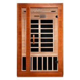 Golden Designs Low EMF 2-Person Dynamic "Cardoba" FAR Infrared Sauna with Hemlock Wood | Model: DYN-6203-01