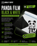 Black & White Film 10'x100' 5.5mil