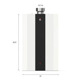 Eccotemp SmartHome Indoor 4.0 GPM Natural Gas Tankless Water Heater, SH12-A Series