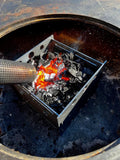 Arteflame Fuel Saver — Charcoal/Wood Heat-Focus Insert (Fits 30″ & 40″ Grills, Steel)