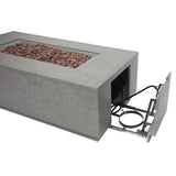 Elementi Andes Fire Table With Propane Tank Holder