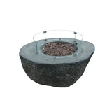 Elementi Lunar Wind Shield For Fire Pit OFG101-WS
