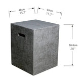 Elementi Square Propane Tank Cover For Metropolis, Hampton And Manhattan - ONB016