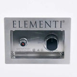 Elementi Plus Bianco 40" Marble Porcelain Fire Table - Bianco White