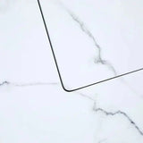 Elementi Plus Bianco 40" Marble Porcelain Fire Table - Bianco White