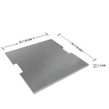 Elementi Square Metal Fire Pit Cover for Elementi Manhattan and Aurora Fire Table OFG103-SS