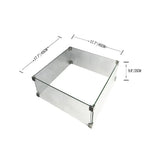 Elementi Wind Screen for Fire Tables for Montreal & Rova