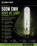 SupremeLux 500W CMH Agro 4K Lamp