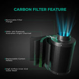 Mars Hydro 4" Inline Air Carbon Filter