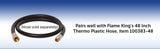 Flame King 2 Stage Auto Propane Gas Regulator with Pls Cover & Long Mount Bracket & 2-12" Pigtails
