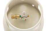 Flame King 20lb Single Spud LP Buffer Tank with Gauge