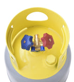 Flame King 30 lb Refrigerant Recovery Cylinder Tank with SCG Y-Valve