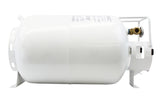 Flame King 30lb Horizontal Propane Cylinder Tank With Valve and Gauge RV Trailer