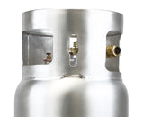 Flame King 33.5lb Aluminum Forklift Propane Tank Cylinder with Gauge