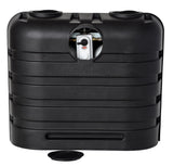 Flame King Dual 30LB LP Propane Tank Light Plastic Heavy Duty Cover RV Trailer Black