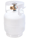 Flame King Portable 5lb Propane Tank LP Cylinder with OPD & Gauge