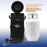 Flame King Propane Gas Hauler for 10lb Propane Tank Insulated Protective Carry Case
