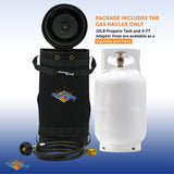 Flame King Propane Gas Hauler for 10lb Propane Tank Insulated Protective Carry Case