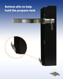 Flame King® T-Racks™ 10lb Propane Tank Mounting Brackets Strap Campervan Overland Vehicles