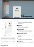 LINIOTECH 14.33kWh Lifepo4 48V 280Ah Battery Storage | IP65 Outdoor Rated Floor Mount UL1973 | Sol-Ark UL9540 | UL9540A | CEC