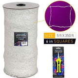 Common Culture Soft Mesh Nylon Trellis Netting Bulk Roll 5 ft x 350 ft w/ 6 in Squares + Trojan 2 Inch Straight Scissors