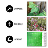 Common Culture Plastic Trellis Netting Bulk Roll 6.5 ft x 4,920 ft w/ 6 in Squares + Trojan 2 Inch Straight Scissors