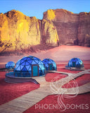 Phoenix Domes Glass Dome - Glass Panel Geodesic Dome