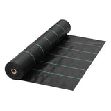 Grow1 3'x300' – Black Landscape Ground Cover Weed Mat Barrier