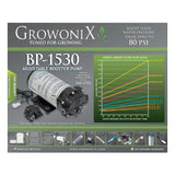 GrowoniX Booster Pump compatible w/ EX/GX-Series water filters