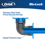 1/2" Blu-Lock x 1/2" MPT Tee 31979