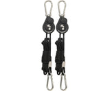 Hydrofarm Light Riser Hanging System w/Push Button Release 1/8"
