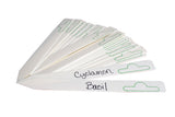 Hydrofarm Plastic Plant Marker White 6" x 5/8" pack of 50