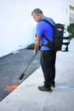 Flame King Propane Tank Backpack Carrier for 5lb or 10lb Cylinder For Weed Burner Torch