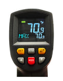 Infrared Non-Contact High Temp Thermometer 12:1 / 1742¬∞F with Color LCD and Laser Sight