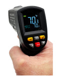 Infrared Non-Contact High Temp Thermometer 12:1 / 1742¬∞F with Color LCD and Laser Sight