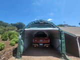 Rhino Shelter | 12’W x 20’L x 10’H Instant Garage (Barn Style)