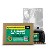 Redwood Mushroom Supply - All-in-One Mix for Gourmet Mushrooms - 5 LB