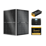 BougeRV 12V 200 Watt Rigid Solar System Kit