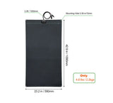 Lensun 130W Full Black Flexible Solar Panel, 25.8% Back Contact Solar Cell