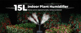 Mars Hydro 15L Ultrasonic Cool Mist Plant Humidifier with Sensor & Remote