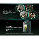 Mars Hydro 2' x 2' x 4' 8" (60cm x 60cm x 140cm) Indoor Grow Tent