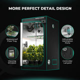 Mars Hydro 2' x 2' x 4' 8" (60cm x 60cm x 140cm) Indoor Grow Tent