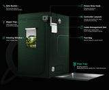 Mars Hydro 3.3x3.3 Grow Tent Pro 39" x 39" x 71" - 2000D Lightproof with High-Reflective Mylar & Large Viewing Window
