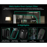 Mars Hydro 4" Inline Air Carbon Filter