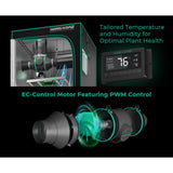 Mars Hydro 4" Inline Duct Fan & Carbon Filter Combo w/ Temperature
