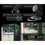 Mars Hydro 4" Inline Duct Fan & Carbon Filter Combo w/ Temperature